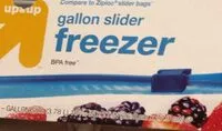 Mängden socker i Gallon slider freezer bags