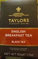 Mängden socker i English Breakfast Tea