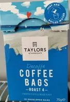 Mängden socker i Decaffe coffee bags