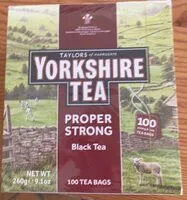 Mängden socker i Yorkshire Tea Extra Strong