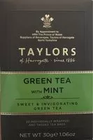 Mängden socker i Green tea with mint