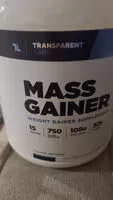 Mängden socker i Transparent Labs Mass Gainer