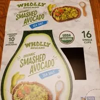 Mängden socker i Organic smashed avocado with sea salt