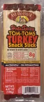 Mängden socker i Hot & Spicy Tom-Toms Turkey Snack Stick