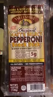 Mängden socker i Wellshire, matt's select pepperoni snack stick, original