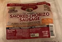 Mängden socker i Smoked chorizo sausage