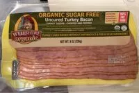 Mängden socker i Organic Sugar Free Uncured Turkey Bacon