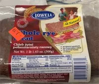 Mängden socker i Whole rye bread