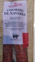 Mängden socker i Chorizo de navarra