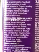 Mängden socker i Organic 100% Buckwheat Noodles