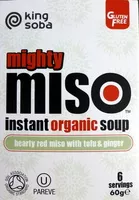 Mängden socker i Mighty miso
