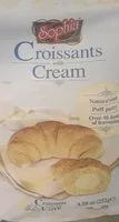 Mängden socker i Croissants with Cream