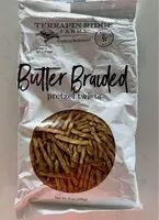 Mängden socker i Butter braided pretzel twists
