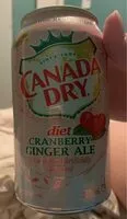 Mängden socker i Diet cranberry ginger ale