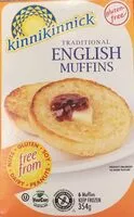 Mängden socker i Kinnikinnick English Muffins