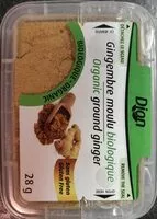 Mängden socker i Gingembre moulu bio