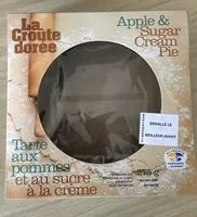 Mängden socker i Tarte aux pommes et au Sucre à la crème