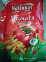 Mängden socker i National tomato ketchup