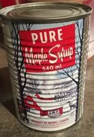 Mängden socker i Ahorn Syrup aus Kanada in der Dose