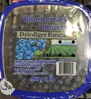 Mängden socker i Blueberries