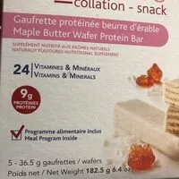 Mängden socker i Collation gaufrette beurre d érable