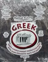 Mängden socker i Whole Wheat Pocketless Pita