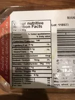 Mängden socker i Mangue séchée