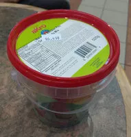 Mängden socker i Mélange de bonbon fou