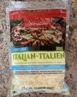 Mängden socker i Fromages râpés de type italien