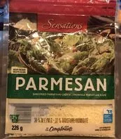 Mängden socker i Fromage parmesan râpé