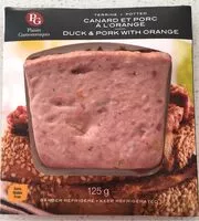 Mängden socker i Terrine canard et porc à l’orange