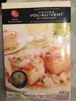 Mängden socker i Vol au vent poulet