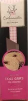 Mängden socker i Bloc de foie gras de canard