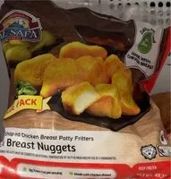 Mängden socker i Chicken breast nuggets