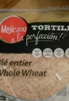 Mängden socker i Tortillas Blé entier