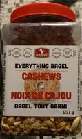 Mängden socker i Everything Bagel Seasoned Cashews