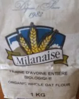 Mängden socker i Farine d avoine entiere biologique