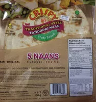 Mängden socker i Tandoori Naan