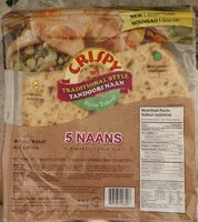 Mängden socker i Tandoori naan