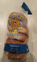Mängden socker i Bagels au sésame style Montréal