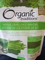 Mängden socker i Wheat grass juice powder