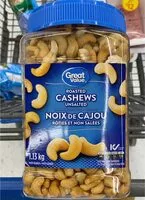 Mängden socker i Noix de cajou