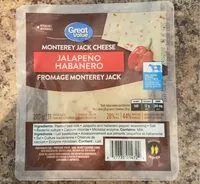Mängden socker i Monterey jack cheese