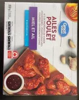 Mängden socker i Ailes de poulet miel et ail