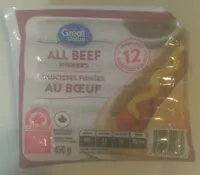Mängden socker i All Beef Wieners