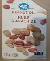 Mängden socker i Huile d'arachide