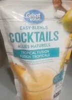 Mängden socker i Easy blends cocktails tropical fusion