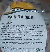 Mängden socker i Pain raisins