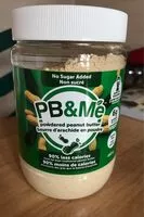 Mängden socker i Powdered peanut butter keto snack gluten free