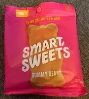 Mängden socker i Sweets fruity gummy bears candy